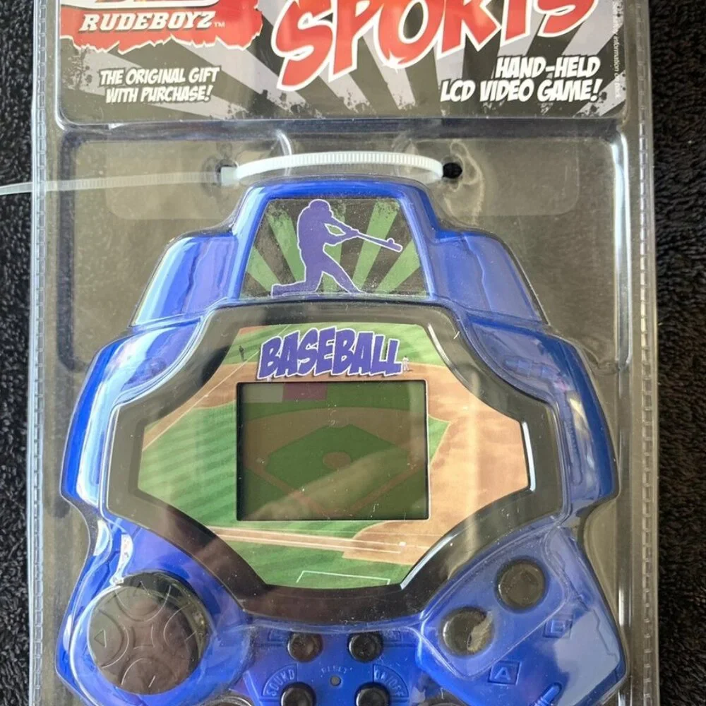 Handheld Electronic LCD Big Time Sports Baseball Video Sport Game RB Rudeboyz